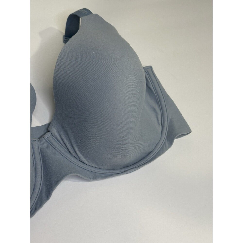 Aerie‎ Full Coverage Blue Underwire real free Bra size 40D intimates smooth - Picture 3 of 11